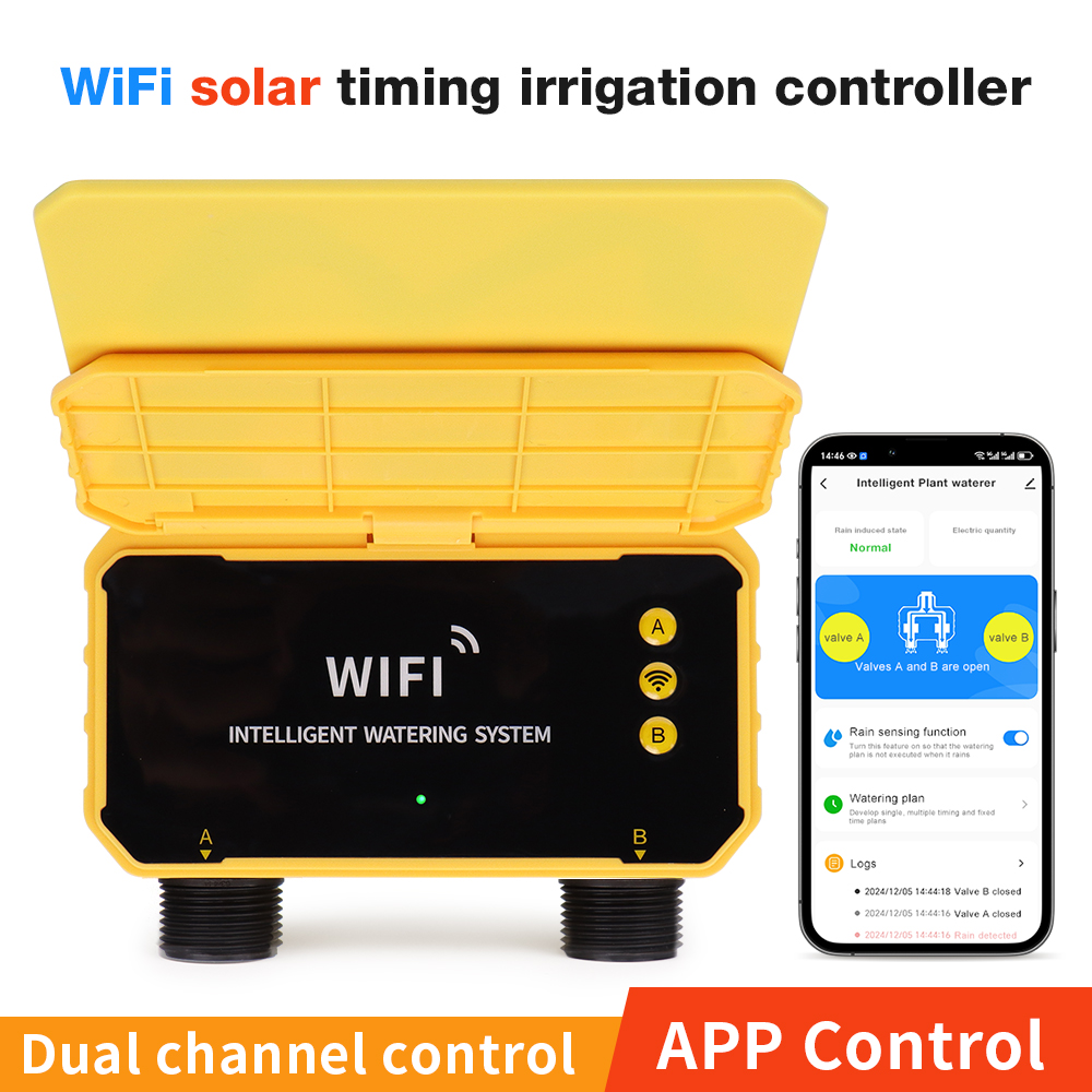 Smart Garden Irrigation System - Smart Irrigation Water Timer Automatic Solar