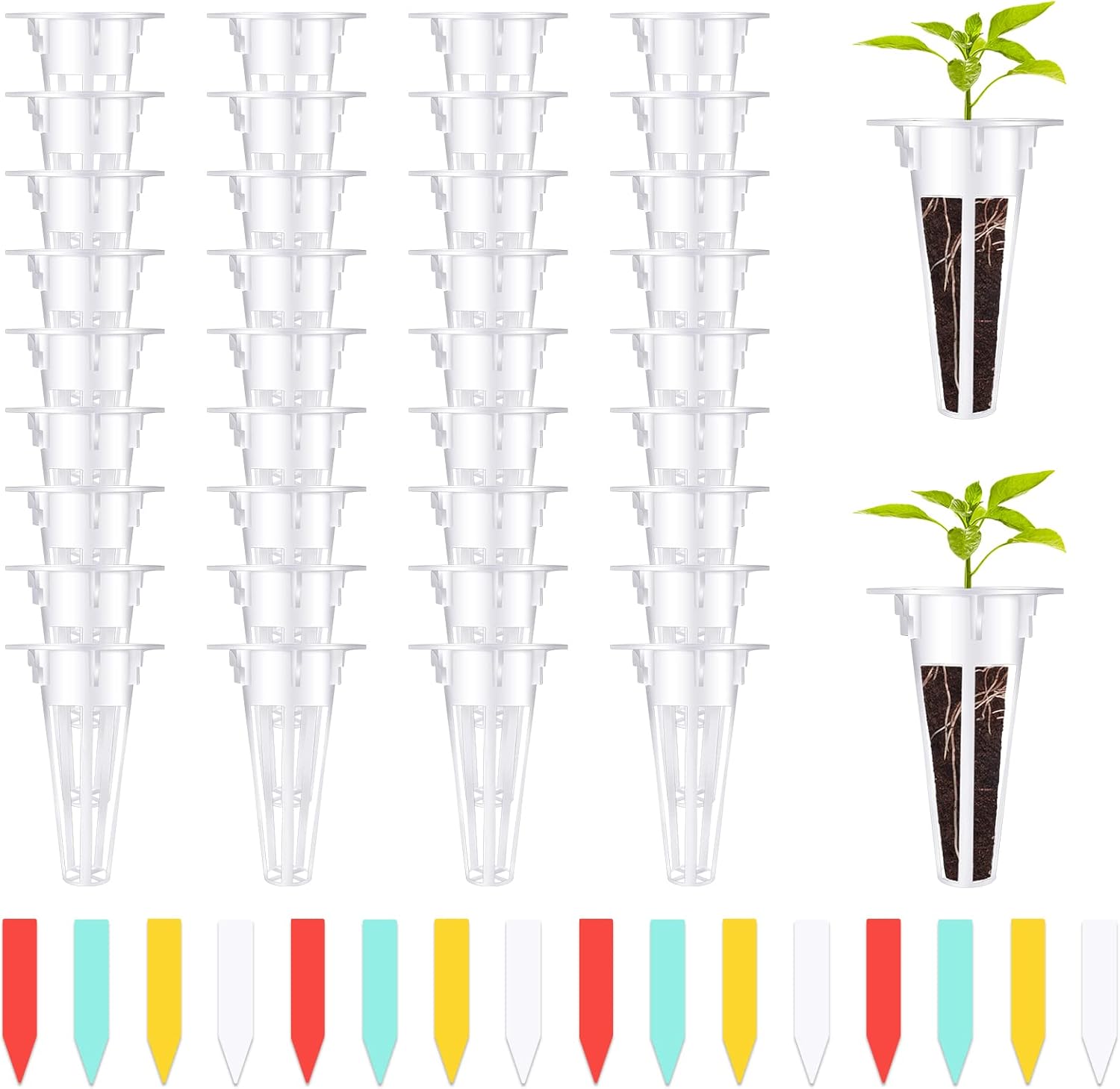 Aerogarden Seed Pod - 50PCS Hydroponic Grow Baskets & 60
