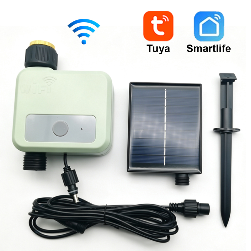Smart Garden Irrigation System - Tuya WiFi Watering Timer Solar Smart