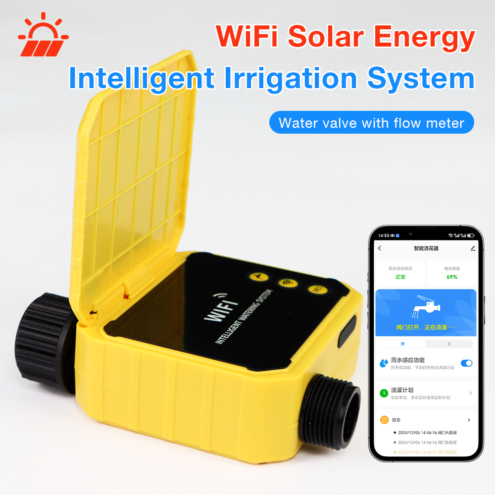 Smart Garden Irrigation System - WiFi Solar Timer 1/2/4-Zone Smart Irrigation