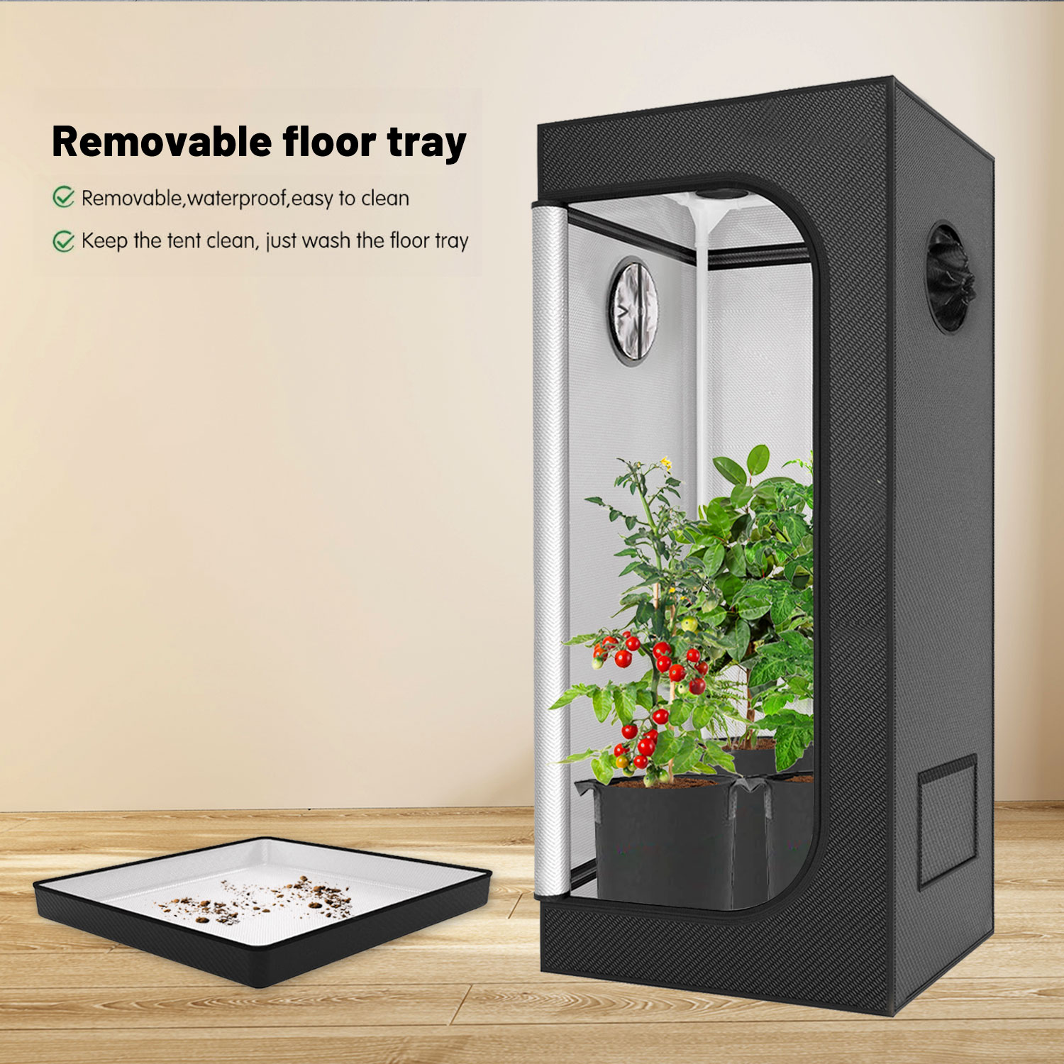 Factory Customized 600d Mylar  – Grow Tent Complete Kit recenzja i cena