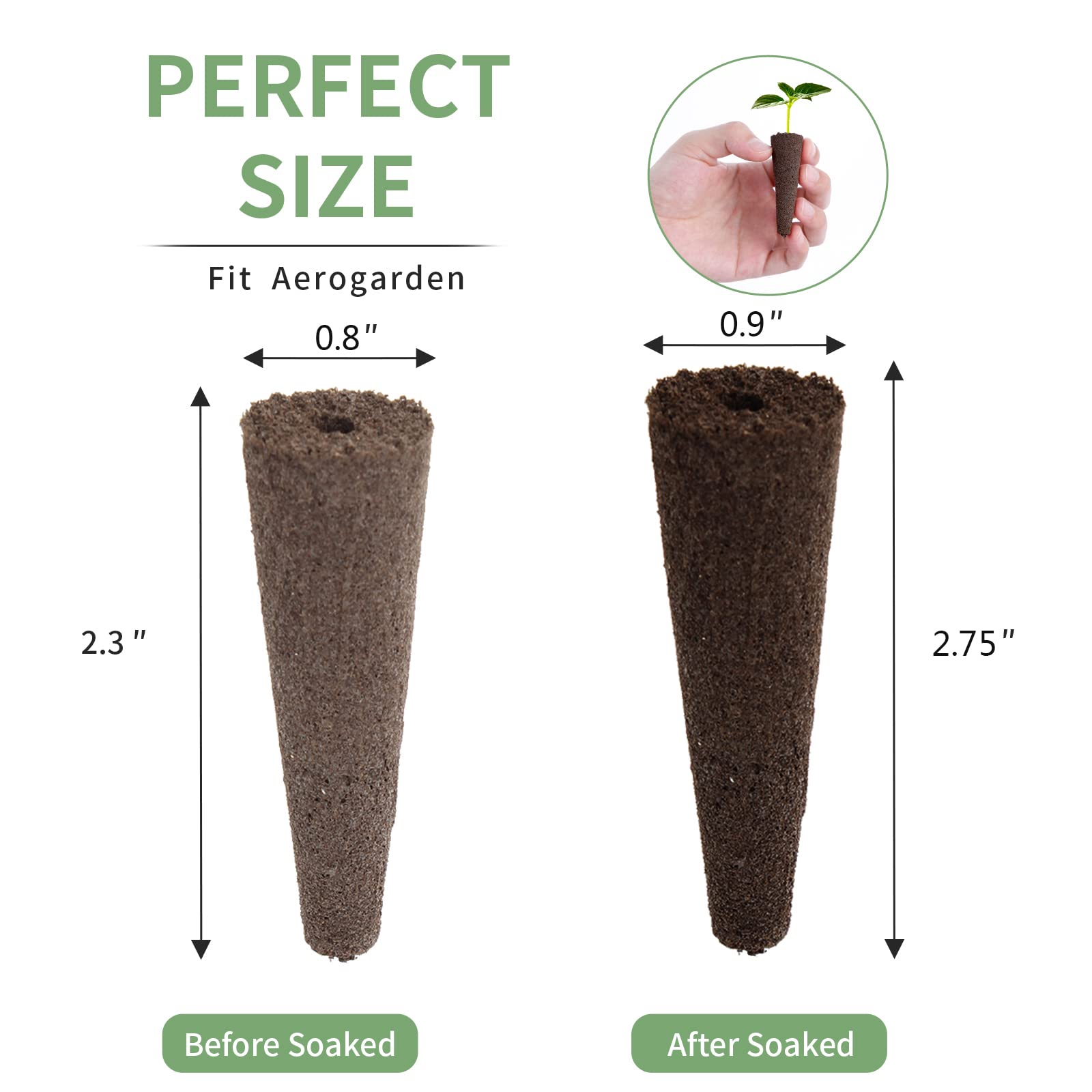 100 Pack Grow Sponges Root Gro – Aerogarden Seed Pod recenzja i cena