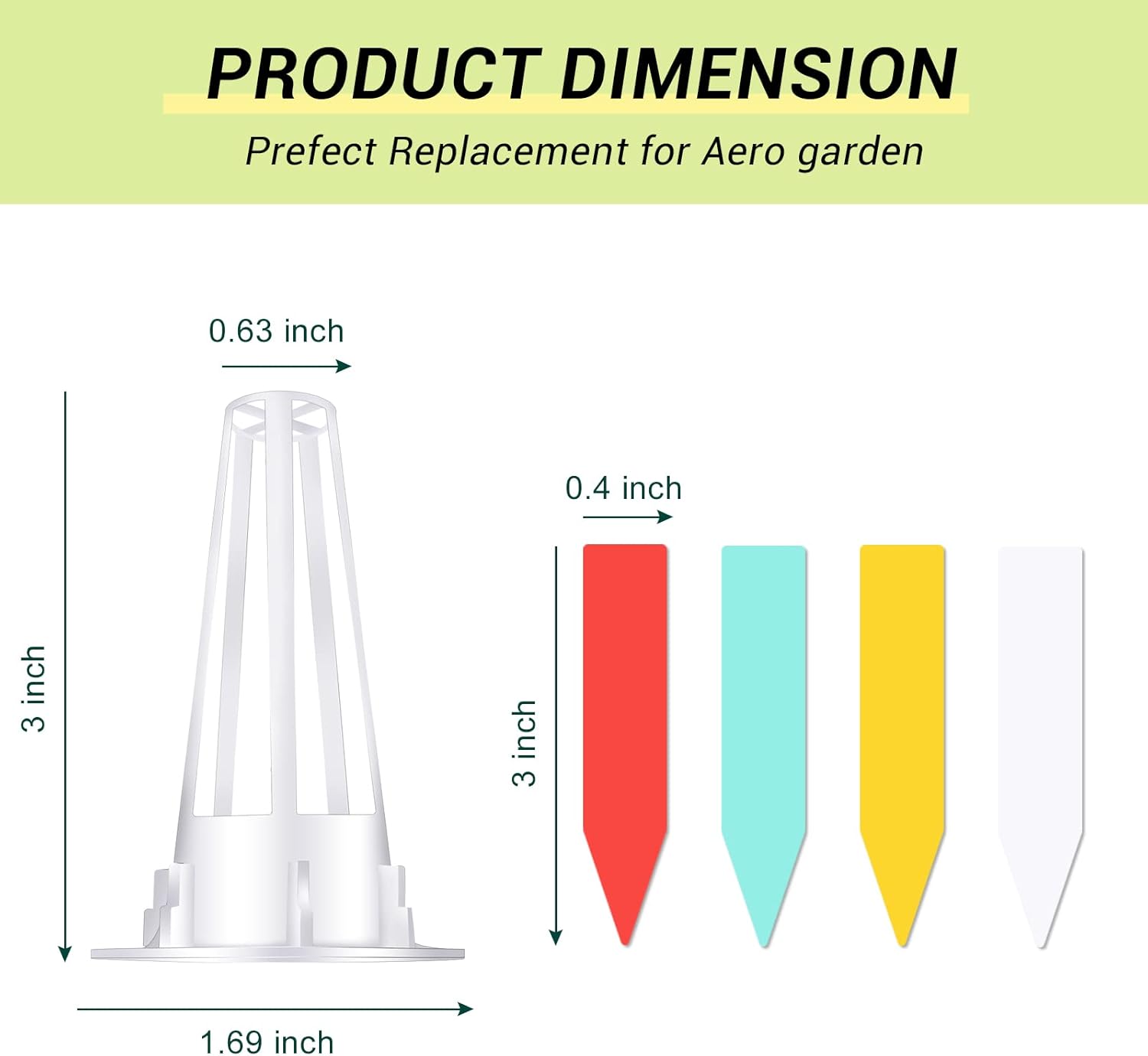 50PCS Hydroponic Grow Baskets  – Aerogarden Seed Pod recenzja i cena