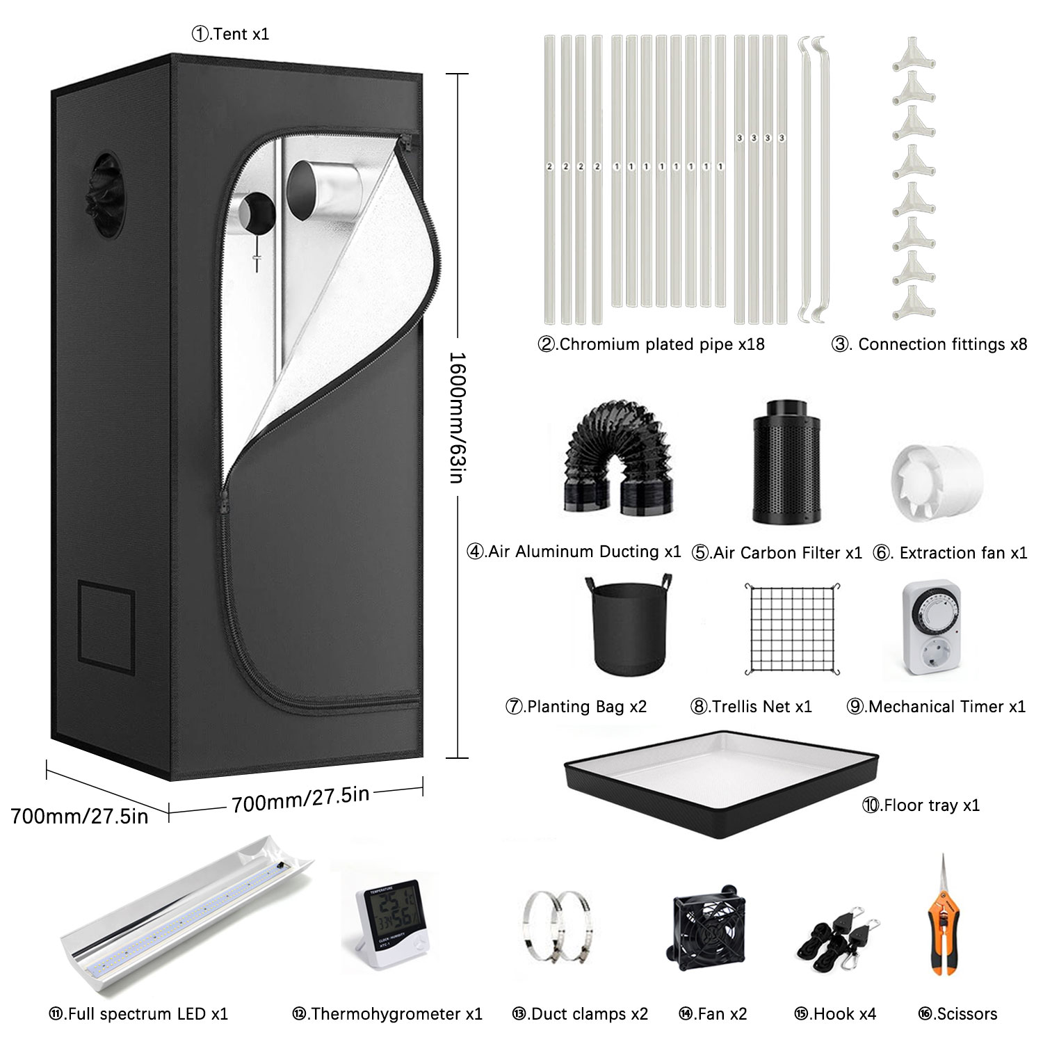 4x4 Grow Tent Complete Kit LED – Grow Tent Complete Kit recenzja i cena