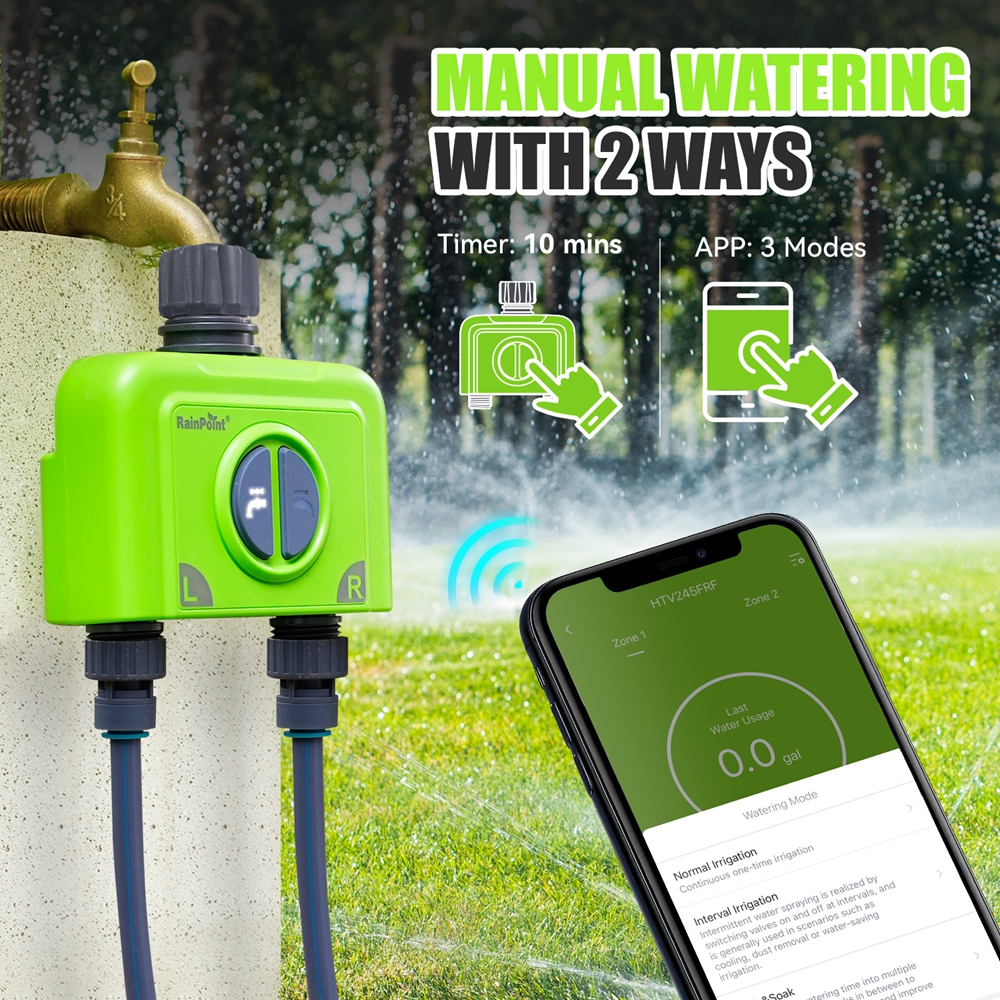 RainPoint 2-ZONE Water Timer W – Smart Garden Irrigation System recenzja i cena