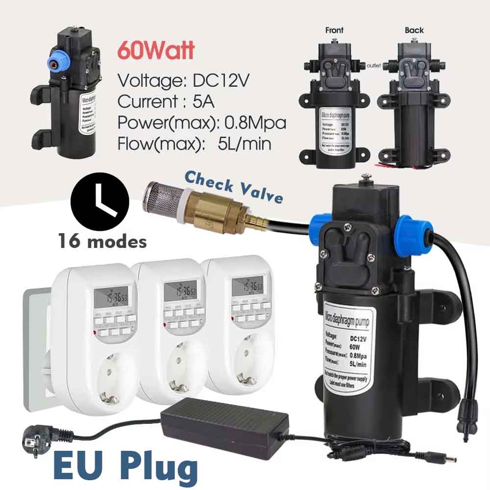 60w Self-priming Pump Misting  – Smart Garden Irrigation System recenzja i cena
