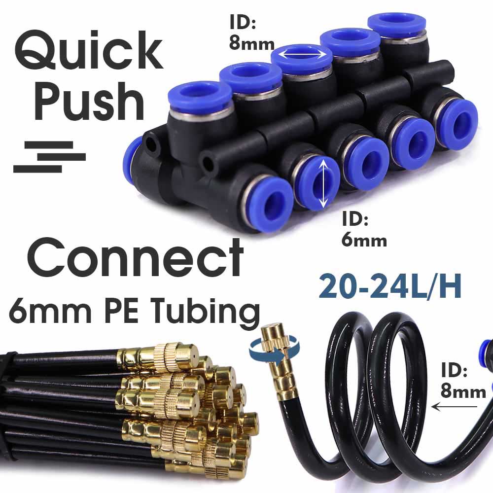 60w Self-priming Pump Misting  – Smart Garden Irrigation System recenzja i cena