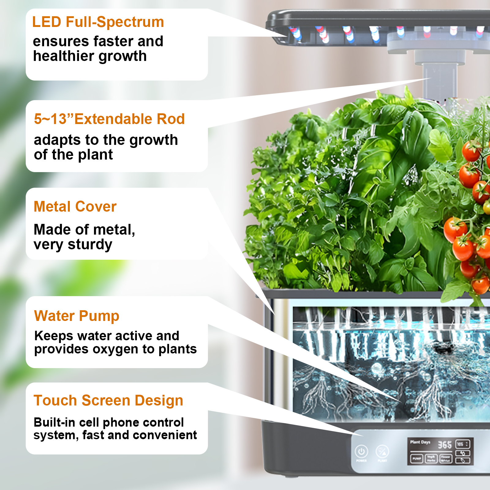 Smart Hydroponic System with L – Aerogarden Seed Pod recenzja i cena